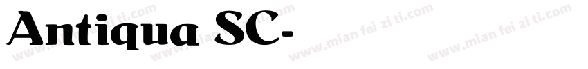 Antiqua SC字体转换